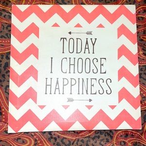 Wall decor for positive thoughts